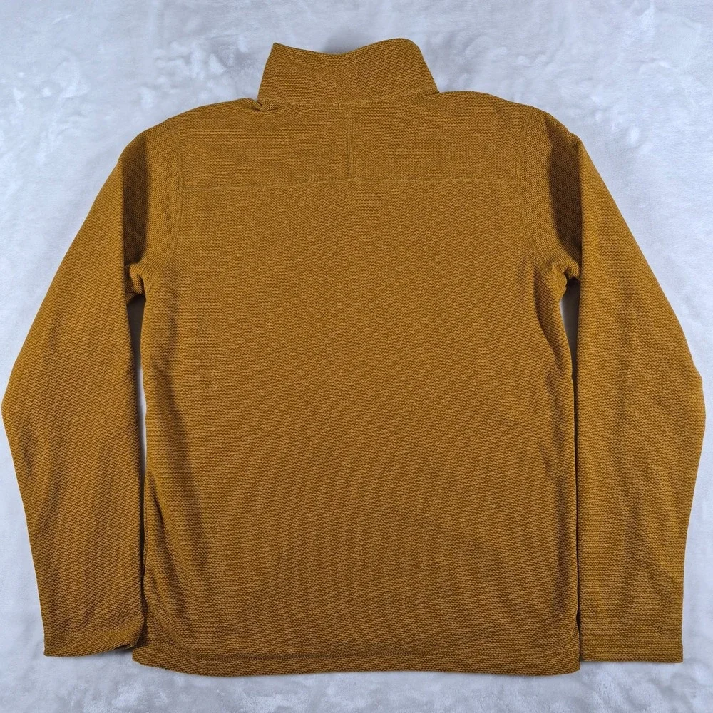 The North Face Textured Cap Rock 1/4 Zip Pullover Men's‎ Medium Tan Casual NWT